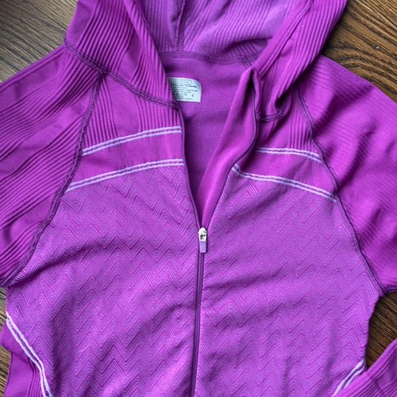 Athleta Activewear Running Zipper Hoodie Top - Picture 4 of 5